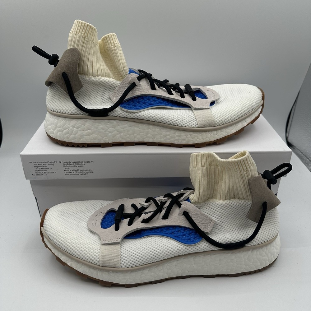 Adidas AW Run x Alexander Wang Running Shoes Mens 7.5 White/Blue Sneakers CM7827